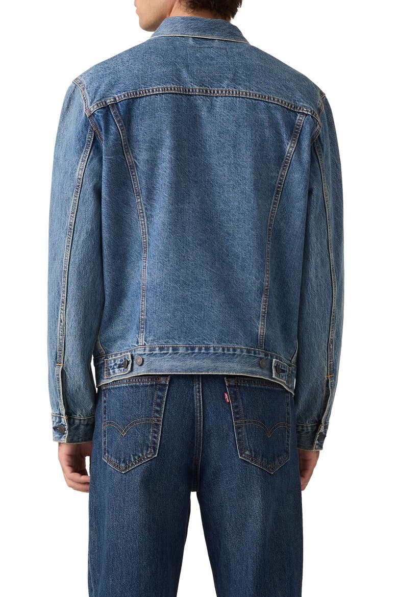 The Trucker Jacket, Alternate, color, WASHED AWAY T
