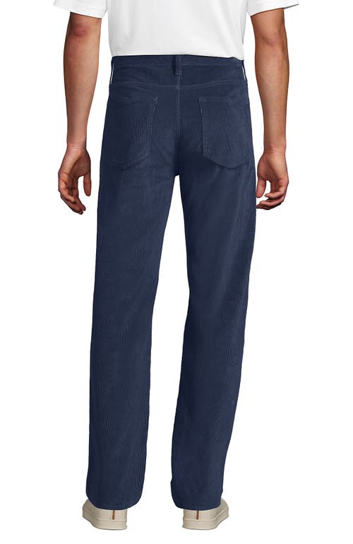 Lands' End Corduroy Comfort Waist Classic Fit 5 Pocket Pant In Blue