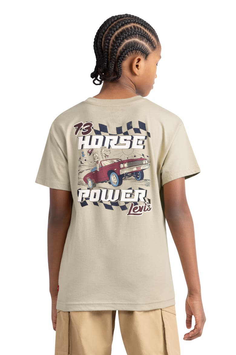 Kids' 73 Horse Power Graphic T-Shirt, Alternate, color, FIELDS OF RYE