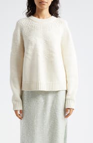Vince Textured Fair Isle Wool Sweater