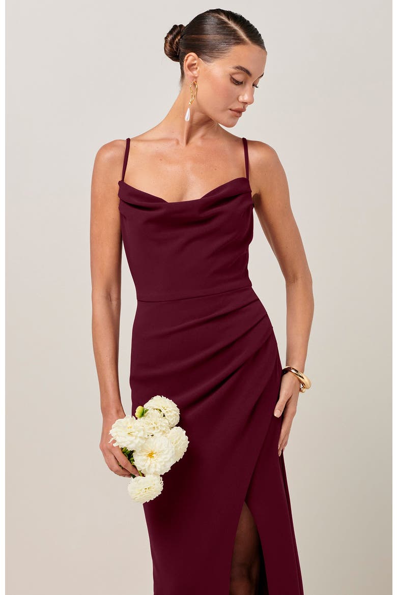 Gemma Dress, Alternate, color, Burgundy