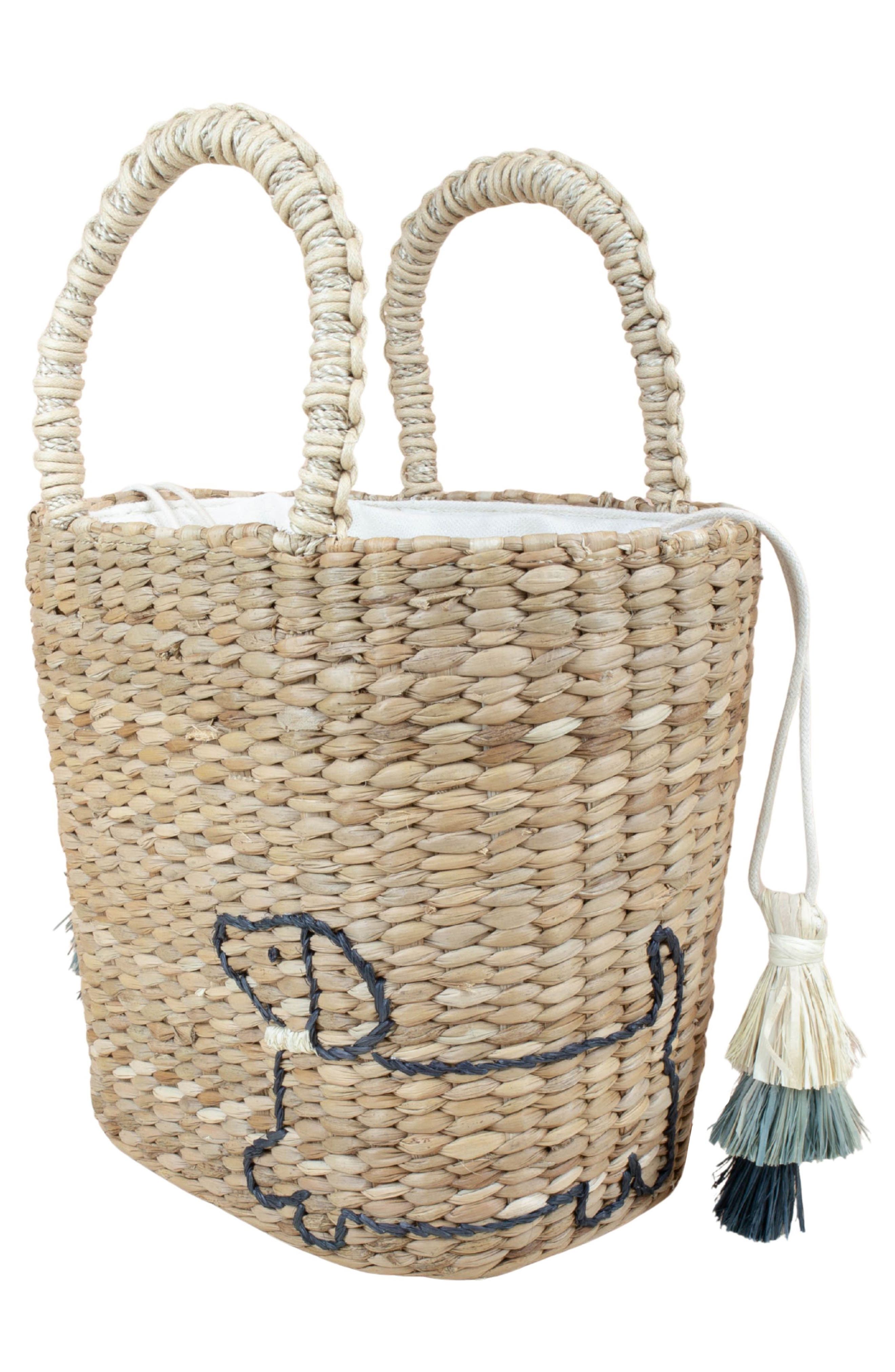 LIKHA Dachshund Embroidered Tote Bag, Alternate, color, Natural