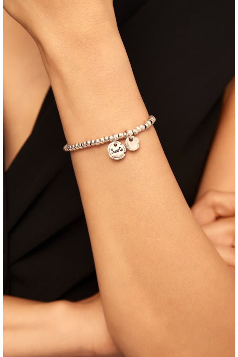 Sterling Silver Plated Bracelet, Alternate, color, Silver
