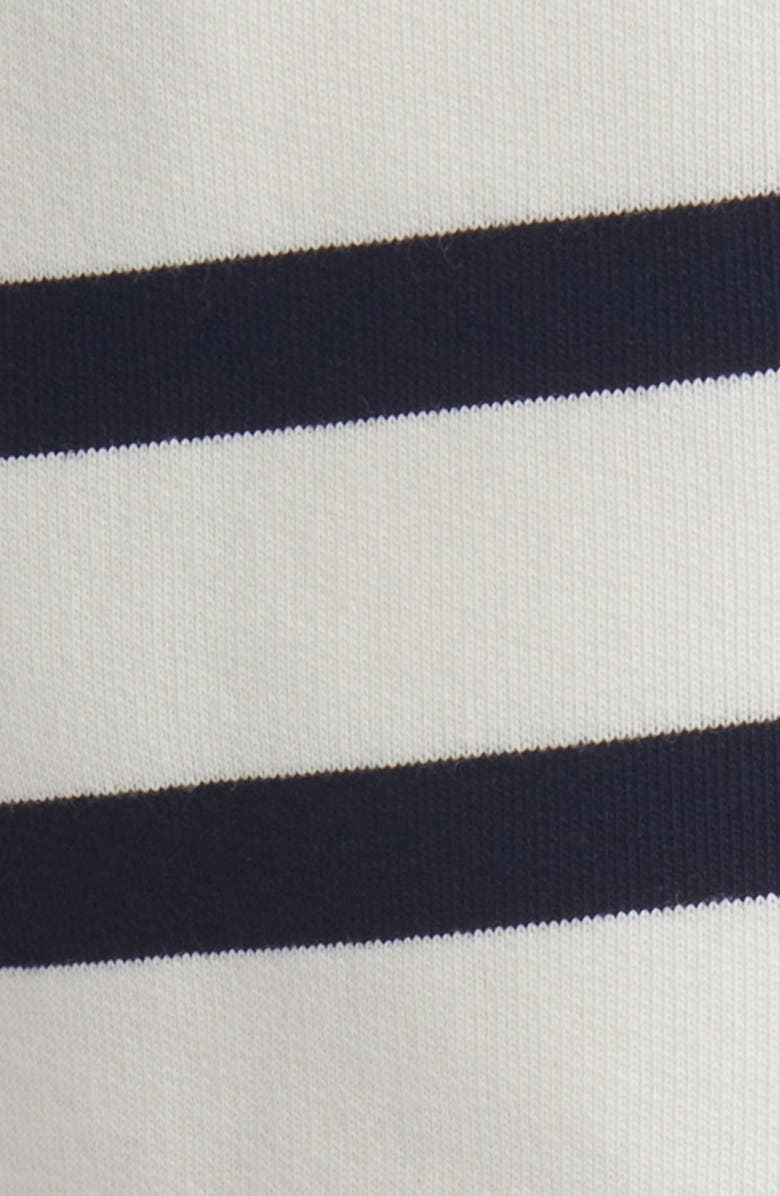 FRAME Varsity Stripe Cotton Blend Drawstring Shorts, Alternate, color, Navy Multi