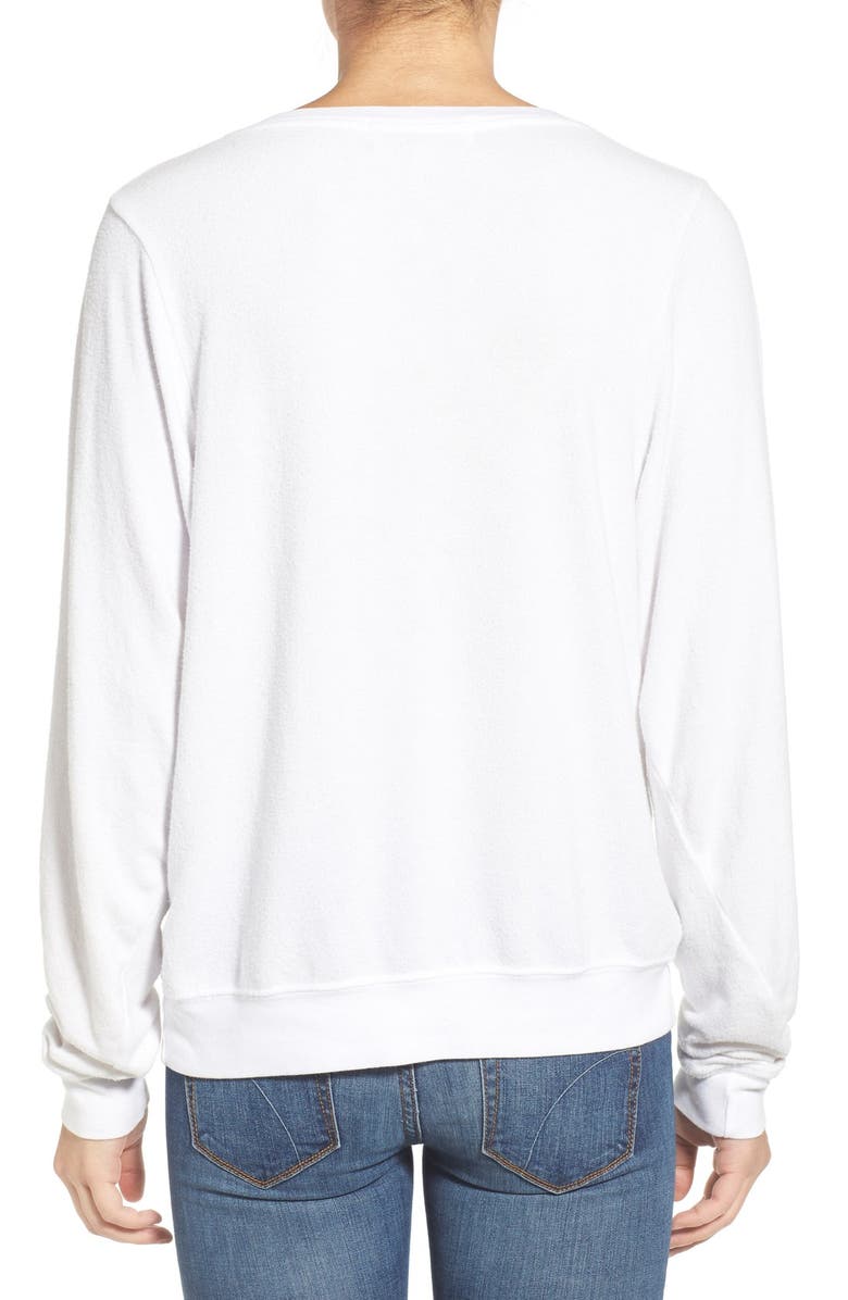 Wildfox 'Brain Freeze' Graphic Pullover, Alternate, color,