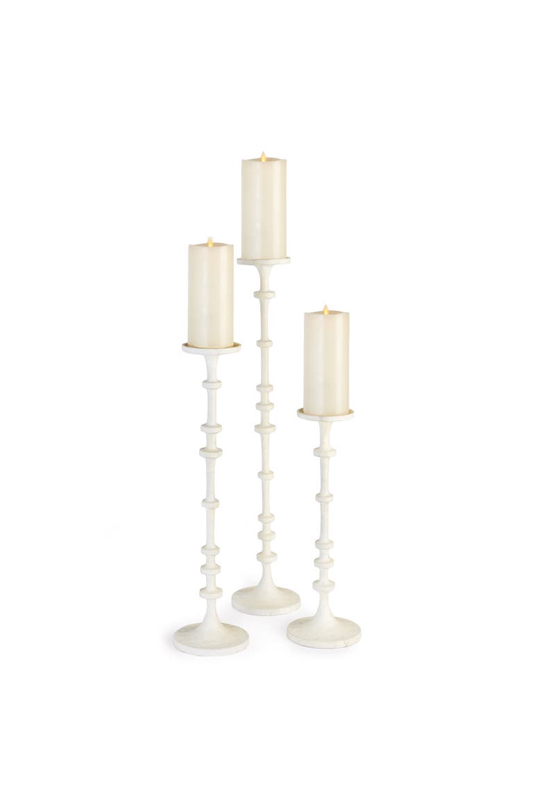 Abacus Candle Stands Set of 3, Main, color, White