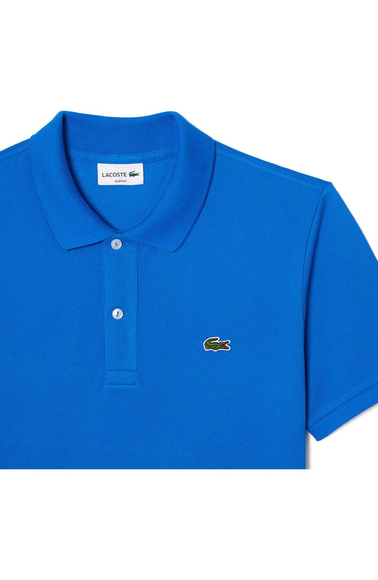 Lacoste Slim Fit Piqué Polo, Alternate, color, Siy Hilo