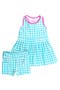 selected Bright Aqua Gingham