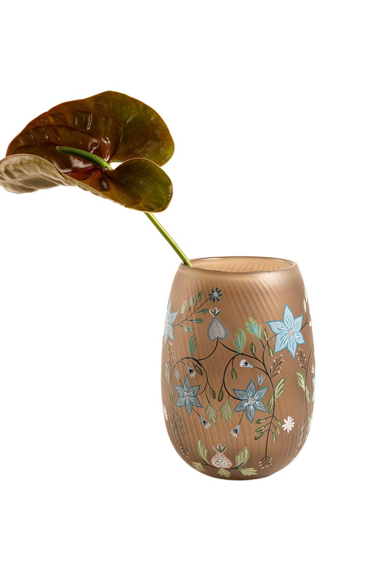 Orchid Decorative Bowl, Alternate, color, Brown