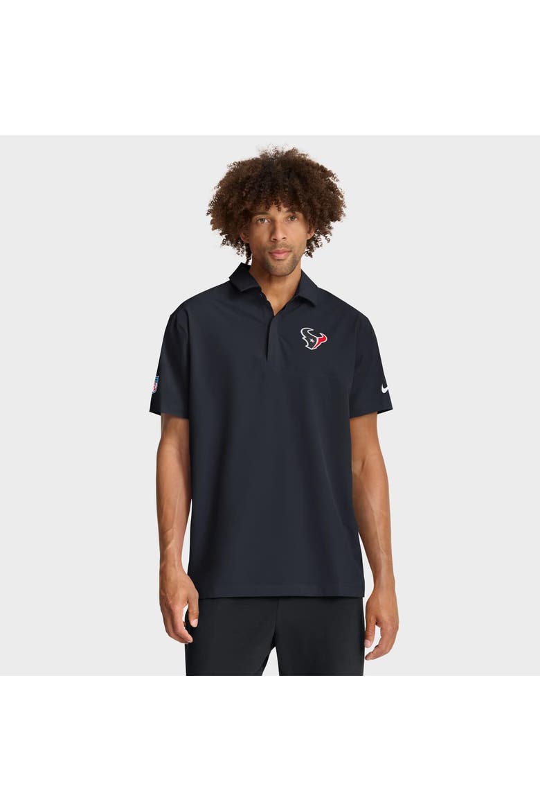 Men's Nike Navy Houston Texans Sideline City Pride Woven Performance Polo, Main, color, Navy