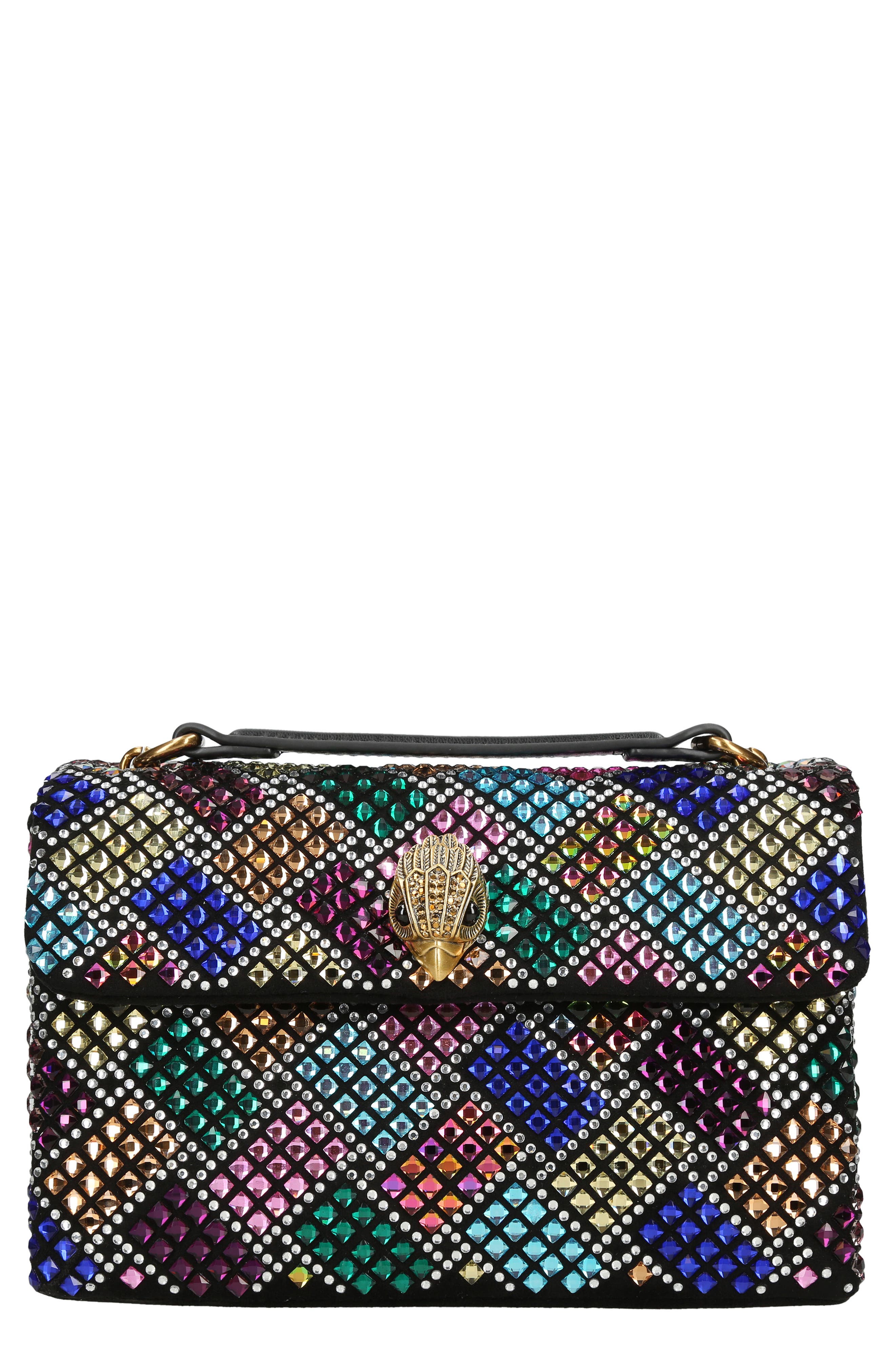 Kurt Geiger London Medium Kensington Embellished Convertible Crossbody Bag, Main, color, 