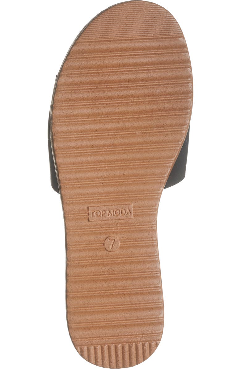 TOP GUY SHOES Genova Platform Slide Sandal, Alternate, color,