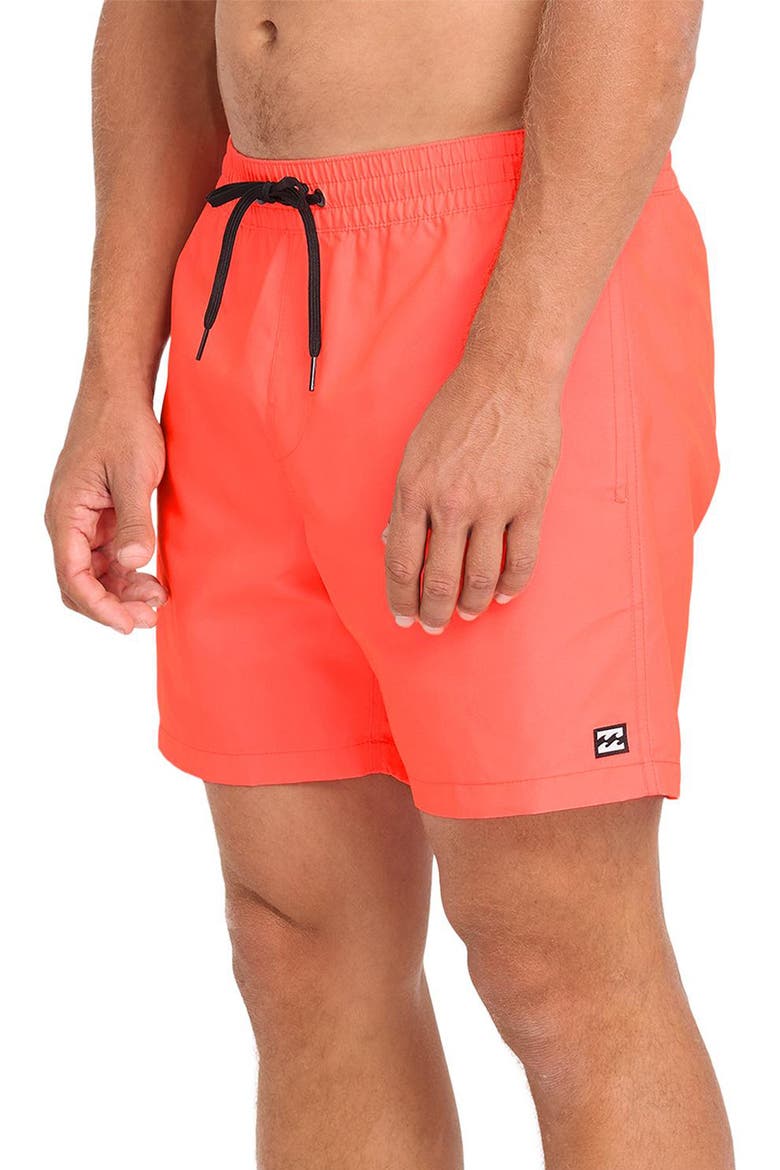 All Day Volley Swim Trunks, Alternate, color, BRIGHT PINK