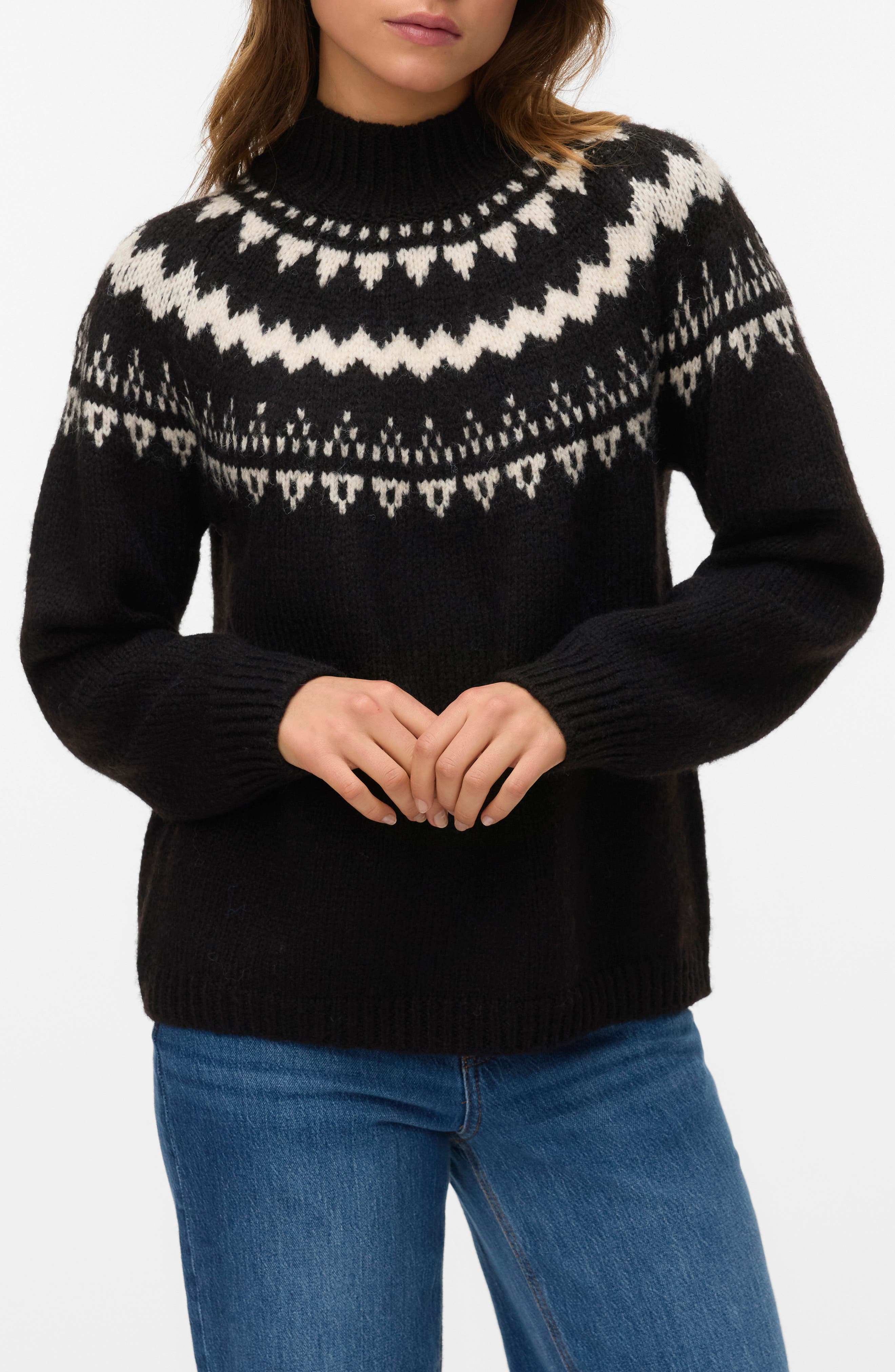 VERO MODA Vivian Fair Isle Sweater