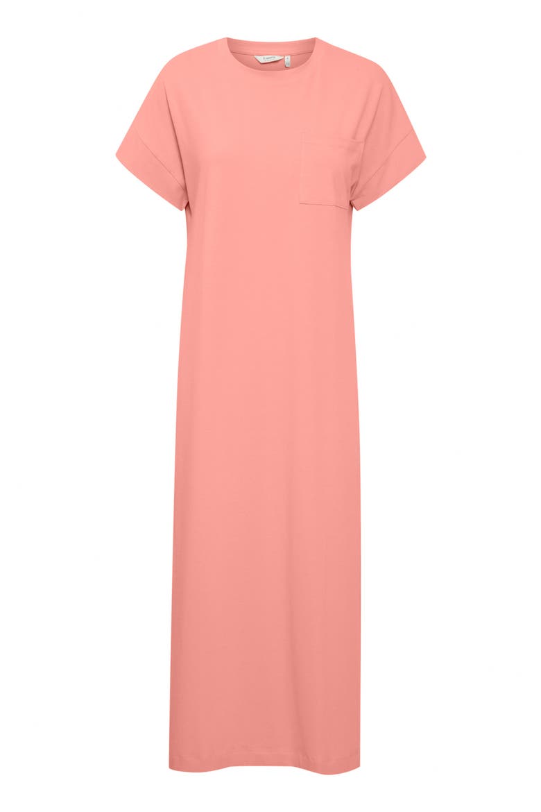 Maxi T-Shirt Dress, Alternate, color, STRAWBERRY PINK