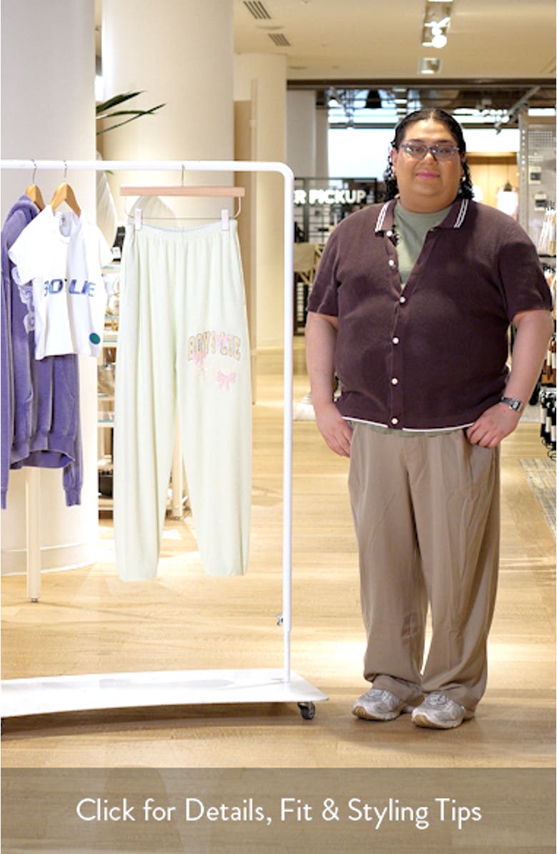 Bows Kimmy Thermal Sweatpants, sales video thumbnail