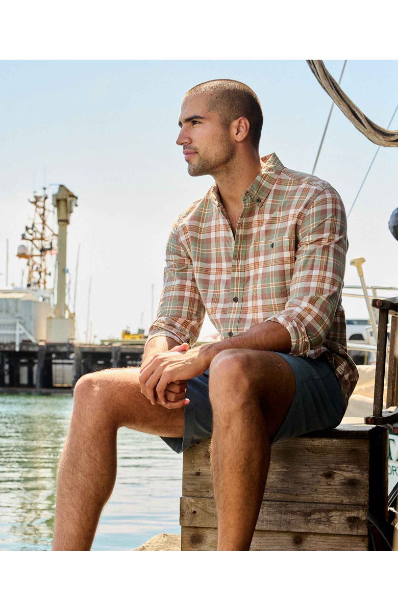 Toad & Co Men's Airscape Long Sleeve Shirt, Alternate, color, Copper Pattern