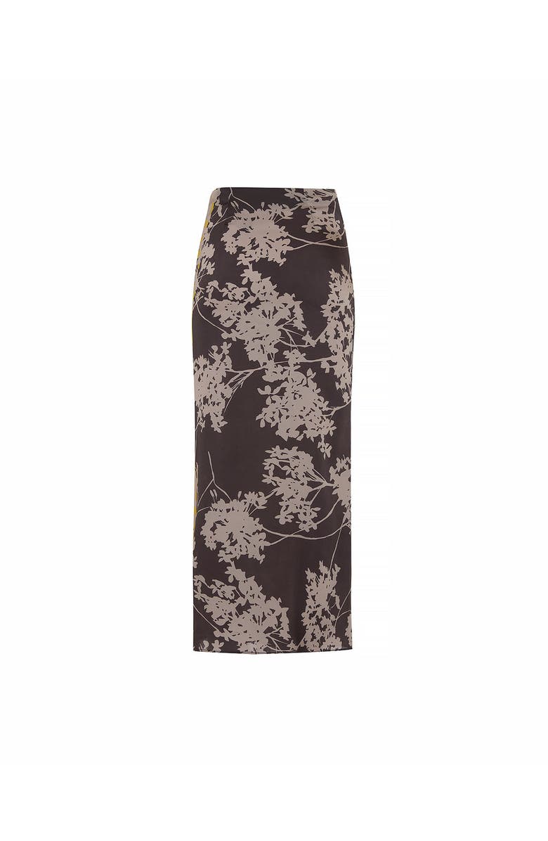 THEO The Label Hydra Printed Maxi Skirt, Alternate, color, Wheat/Gold
