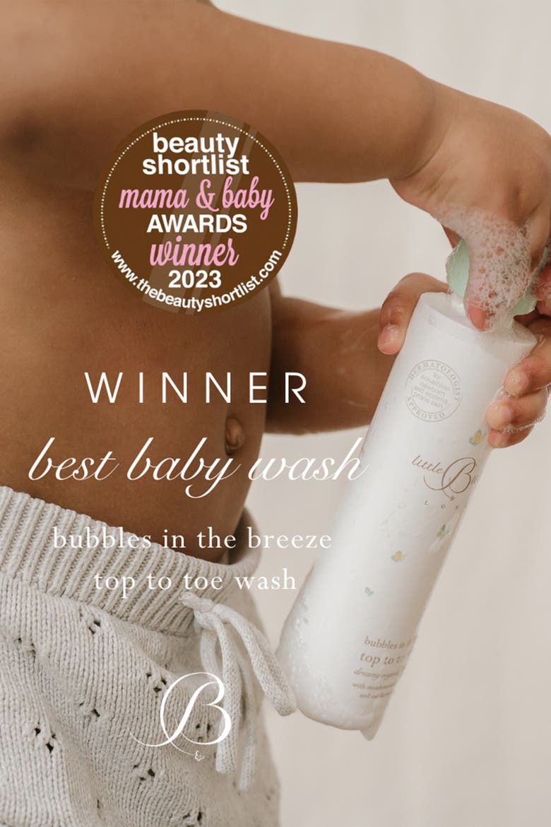 Bubbles in the Breeze Top to Toe Wash 200ml, Alternate, color, Top to Toe Wash 200ml