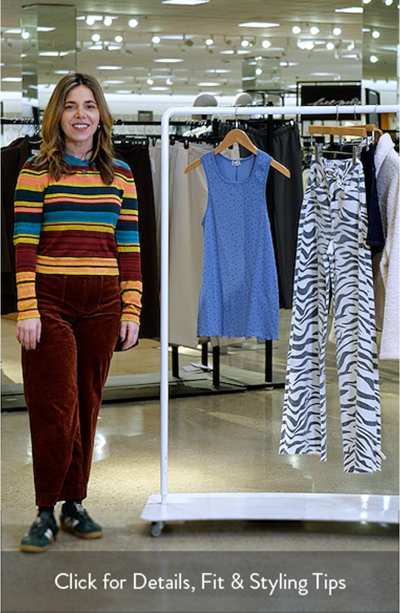 Fresh in Love Ditsty Floral Stretch Cotton Tank, sales video thumbnail