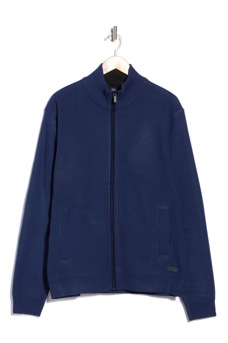 Whitman Zip Sweater, Main, color, NAVY BLUE