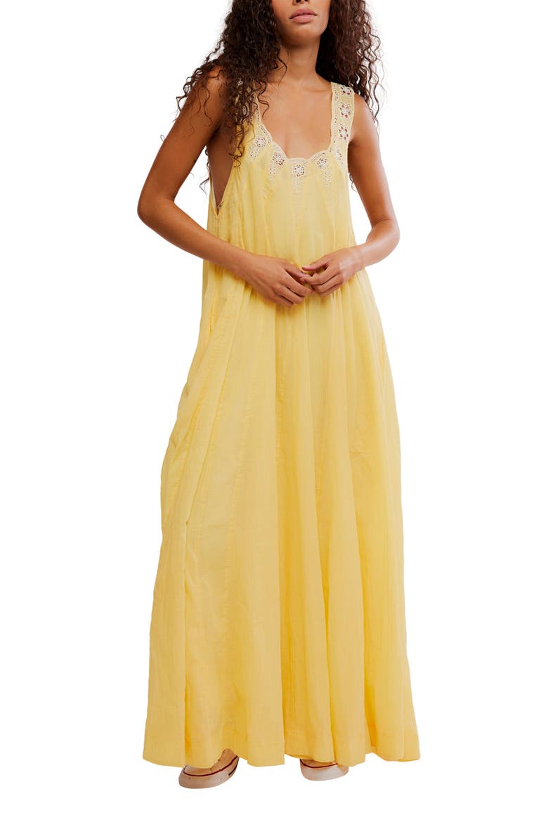 To the Moon Midi Dress, Main, color, GOLDEN HAZE
