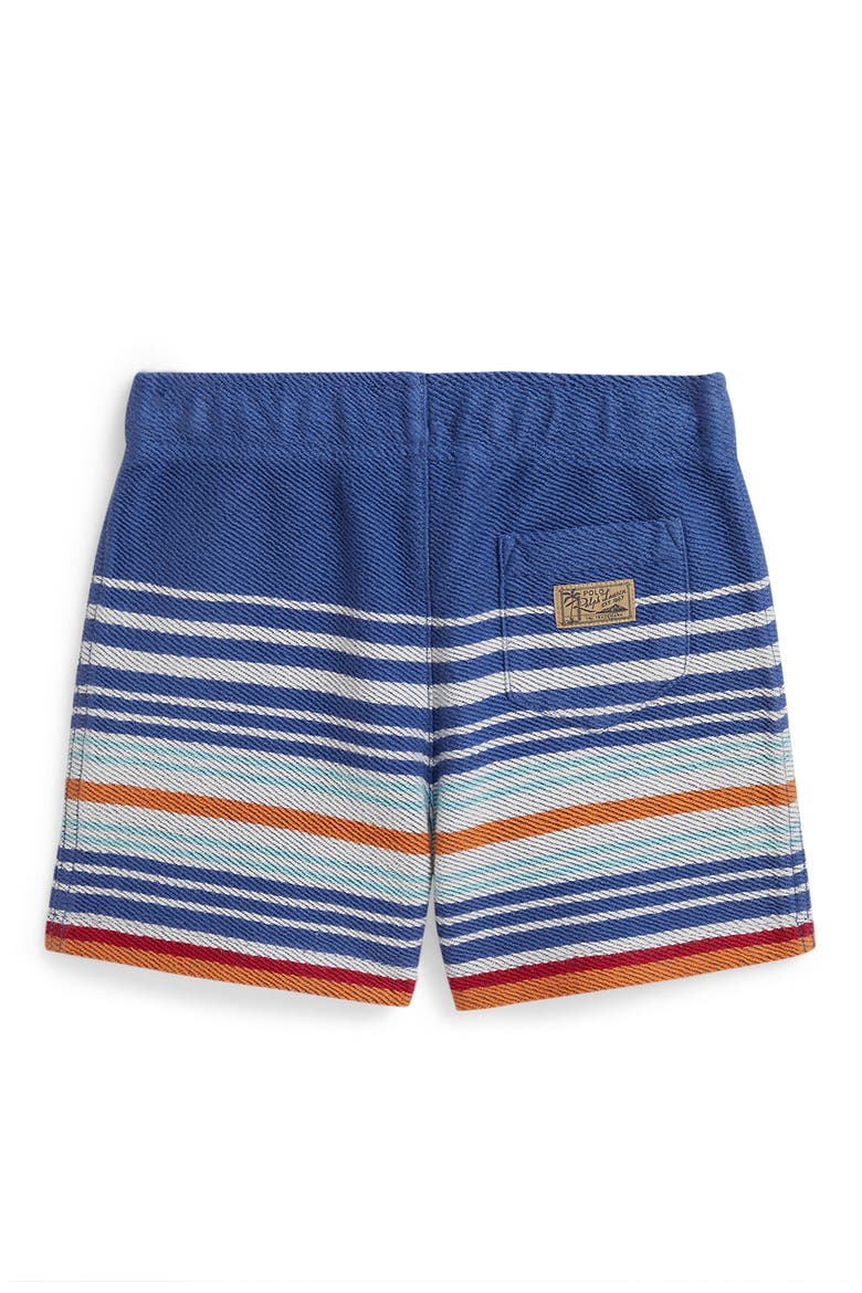 Kids' Cotton French Terry Shorts, Alternate, color, BAI BLUE MULTI