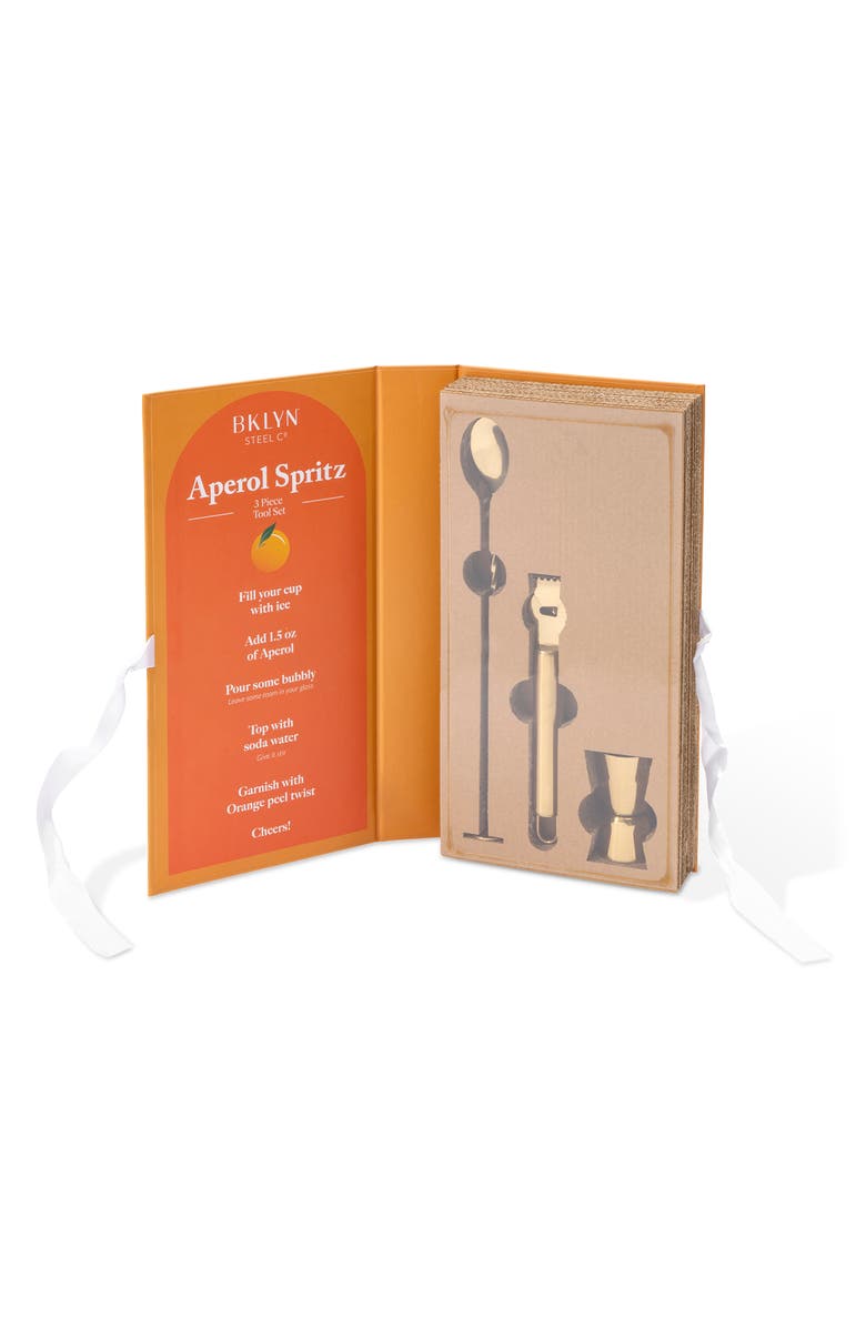 Core Home Spritz 3-Piece Cocktail Tool Book Set, Alternate, color,