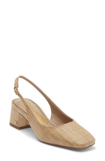 Sam Edelman Terra Slingback Pump In Neutral