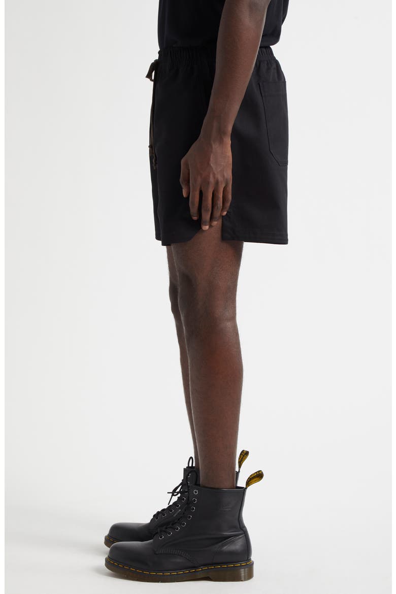 Rollins Stretch Cotton Gabardine Running Shorts, Alternate, color, BLACK