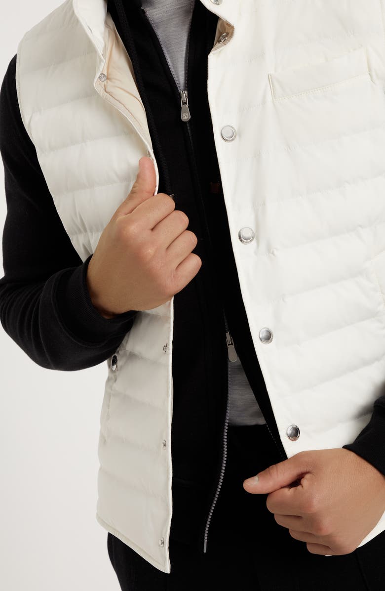 Brunello Cucinelli Lightweight down vest, Alternate, color, 