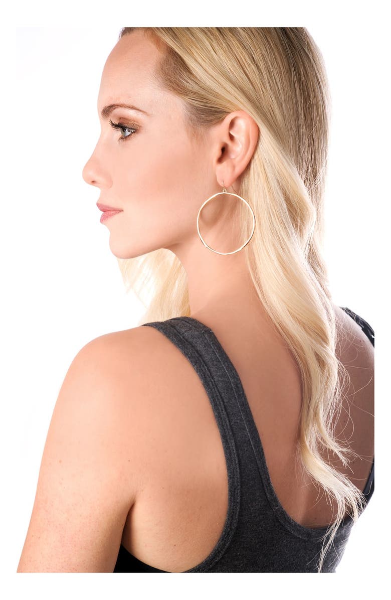 gorjana G Ring Hoops, Alternate, color, Rose Gold