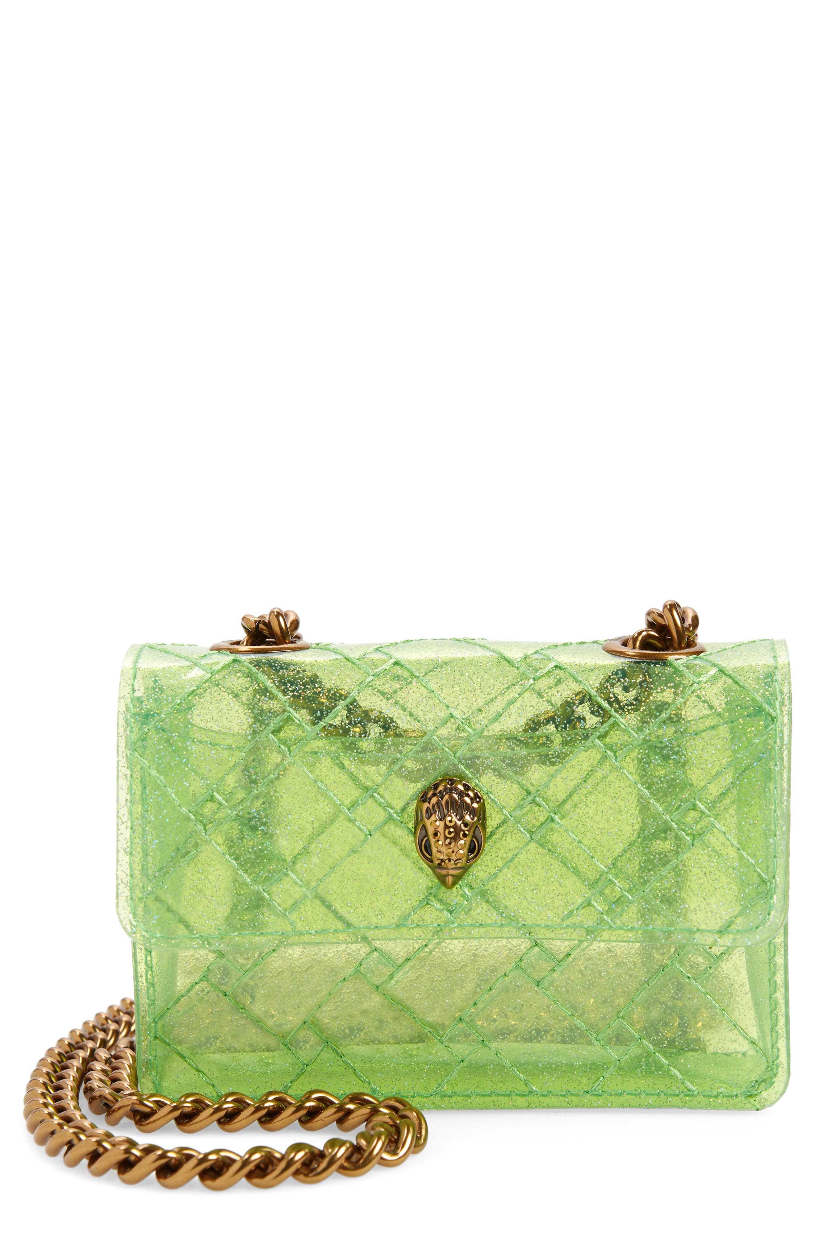 Kurt Geiger London Micro Kensington Vinyl Convertible Crossbody Bag, Main, color, 