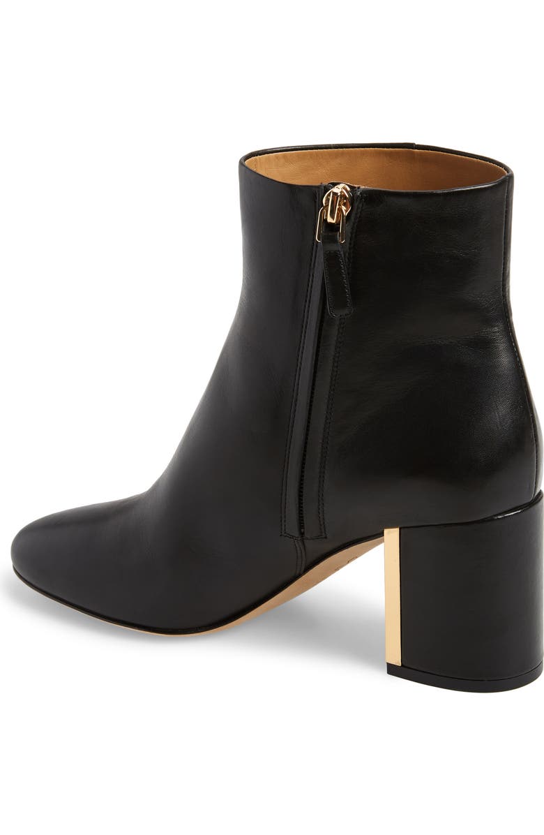 Tory Burch Gigi Logo Heel Genuine Calf Hair Bootie, Alternate, color,