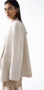H&M Linen-blend Double-breasted Blazer