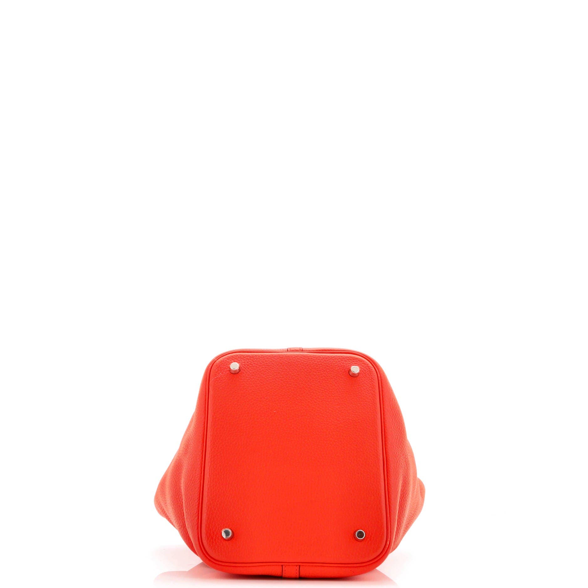 Pre-Owned Hermes Picotin Lock Bag Clemence MM, Alternate, color, Orange Poppy