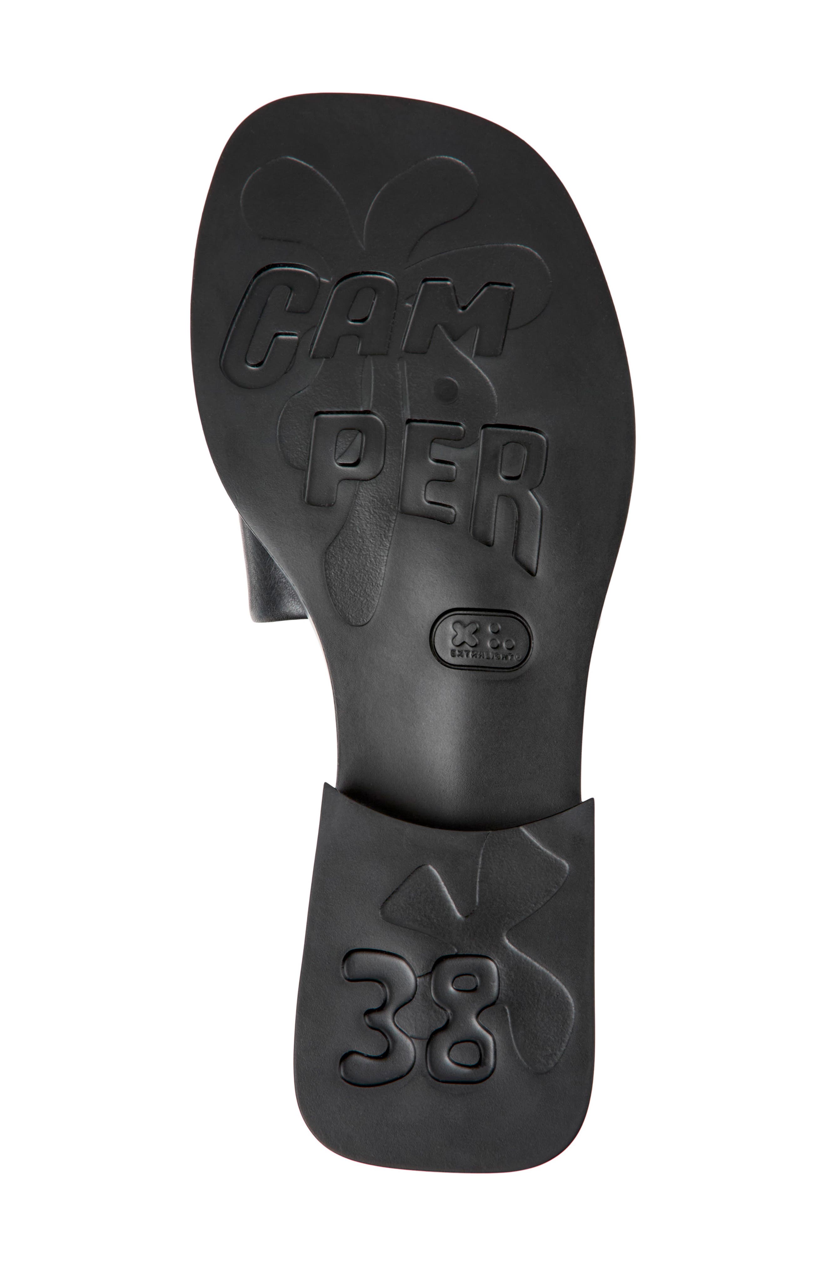 Camper Dana Slide Sandal, Alternate, color, Black