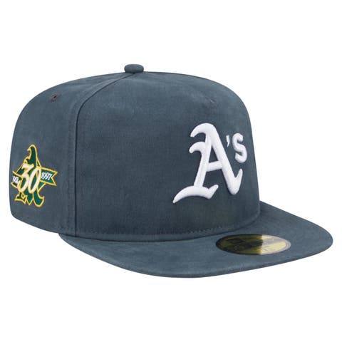 Men's New Era  Dark Green Athletics Championship Side Flag A-Frame 59FIFTY Fitted Hat
