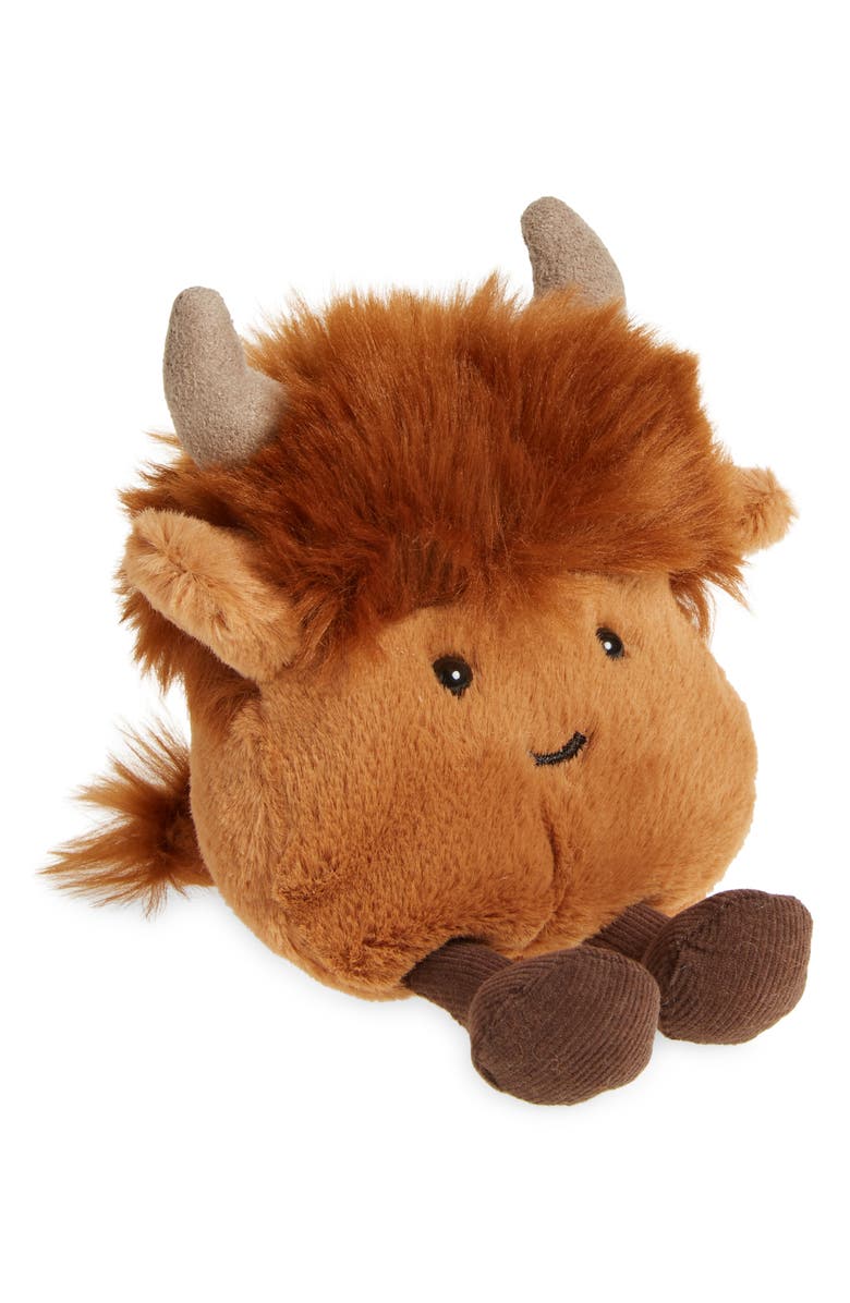 Jellycat Amuseable Highland Cow Plush Toy, Main, color, 