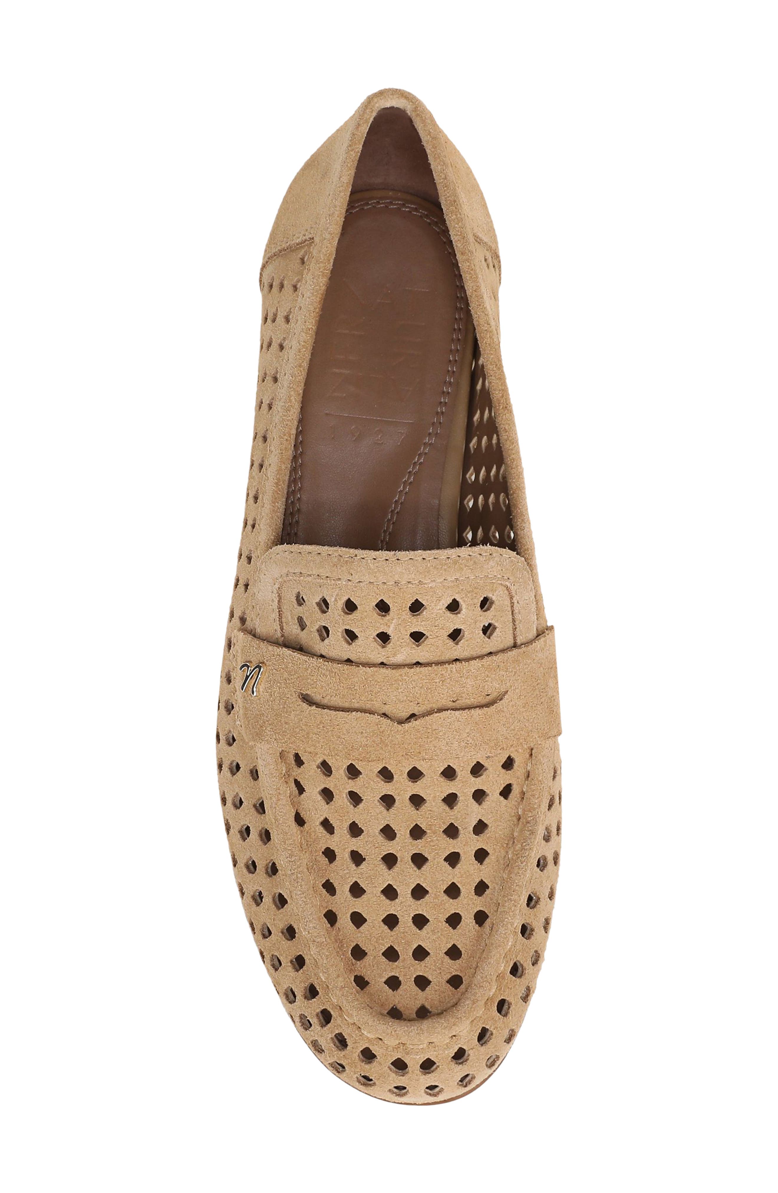 Bloom Perforated Penny Loafer, Alternate, color, DUNE DUST TAN