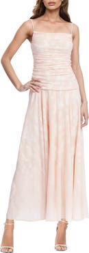 Jewel Badgley Mischka Ruched Bodice Gown