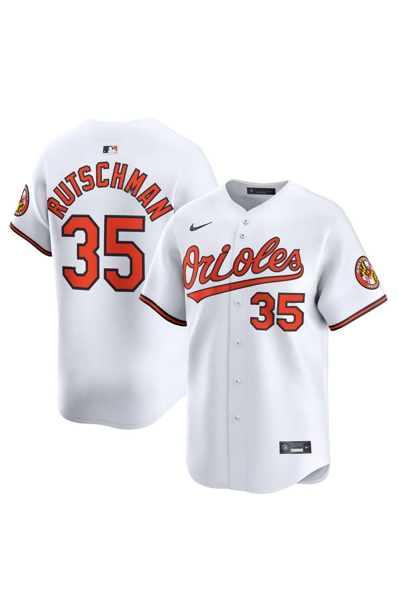 Nike Men's Nike Adley Rutschman White Baltimore Orioles Home Limited Player Jersey, Main, color, White