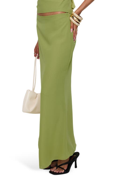 Princess Polly Eleganza Maxi Skirt In Green