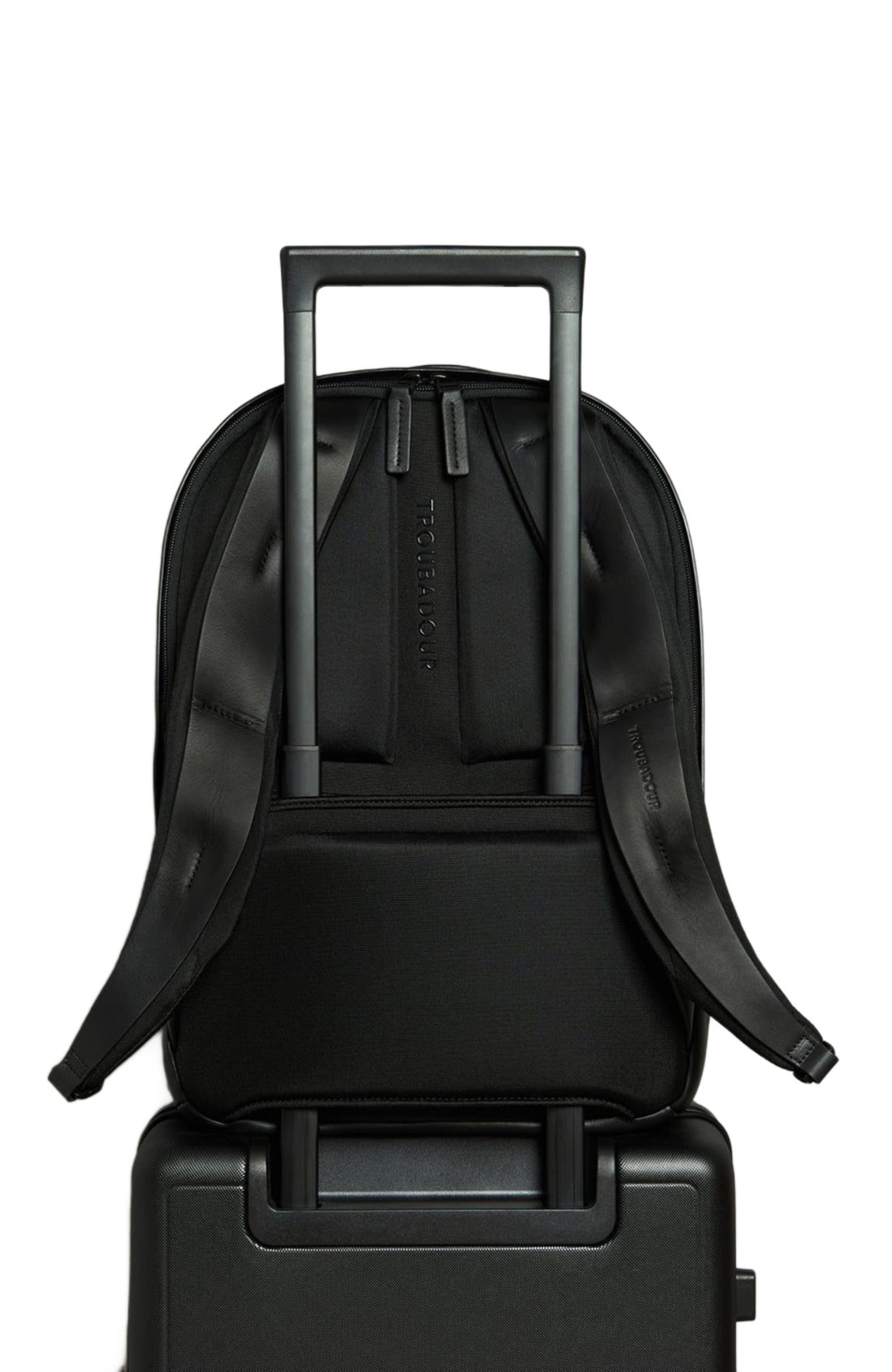 Troubadour Generation Leather Backpack, Alternate, color, Black