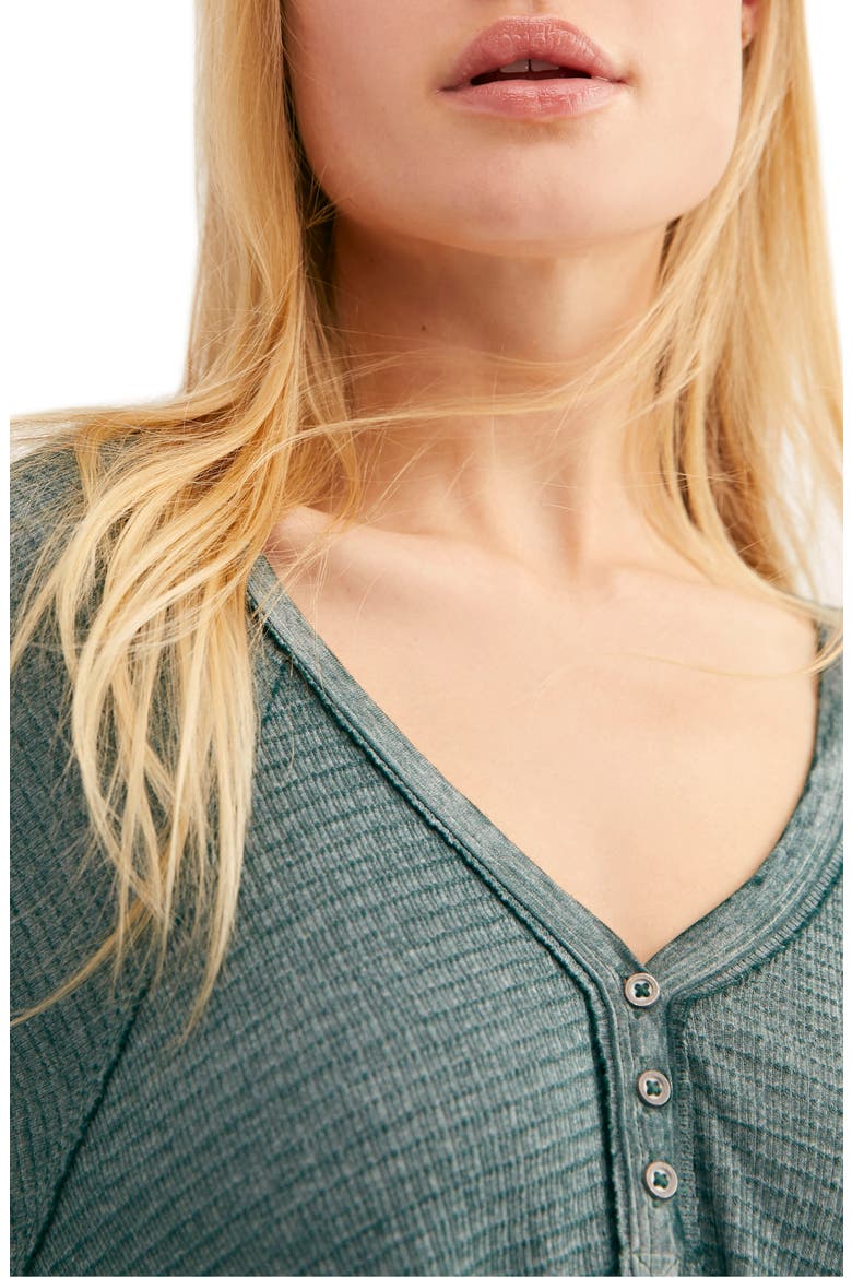 Citrine Textured Cotton Blend Top, Alternate, color, MOSS