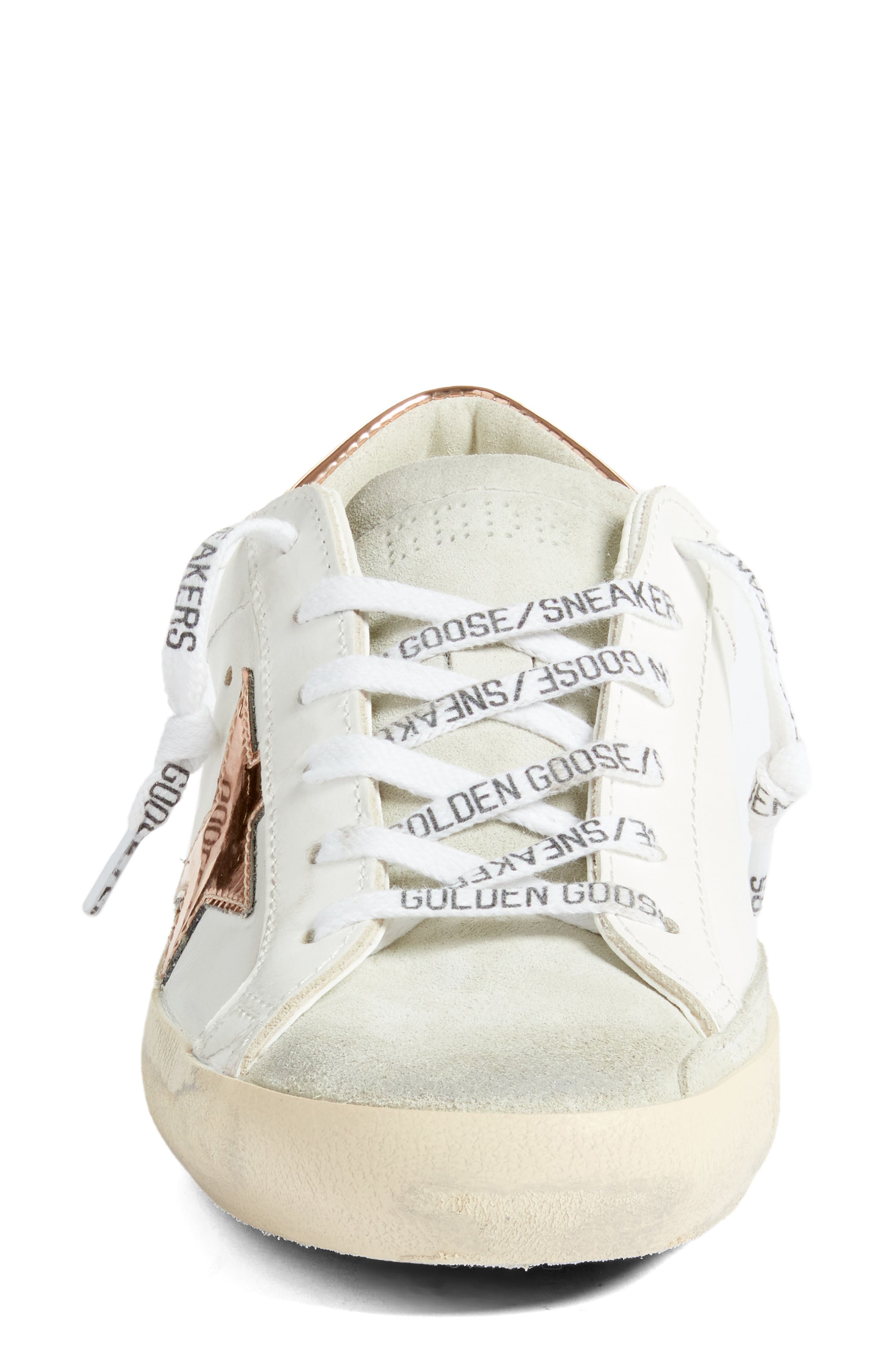 Golden Goose Super-Star Low Top Sneaker, Alternate, color, White/ Pink