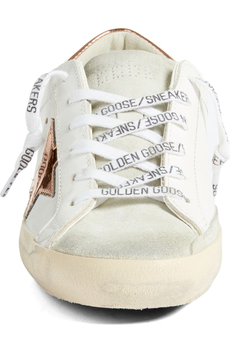 Golden Goose Super-Star Low Top Sneaker, Alternate, color, White/ Pink