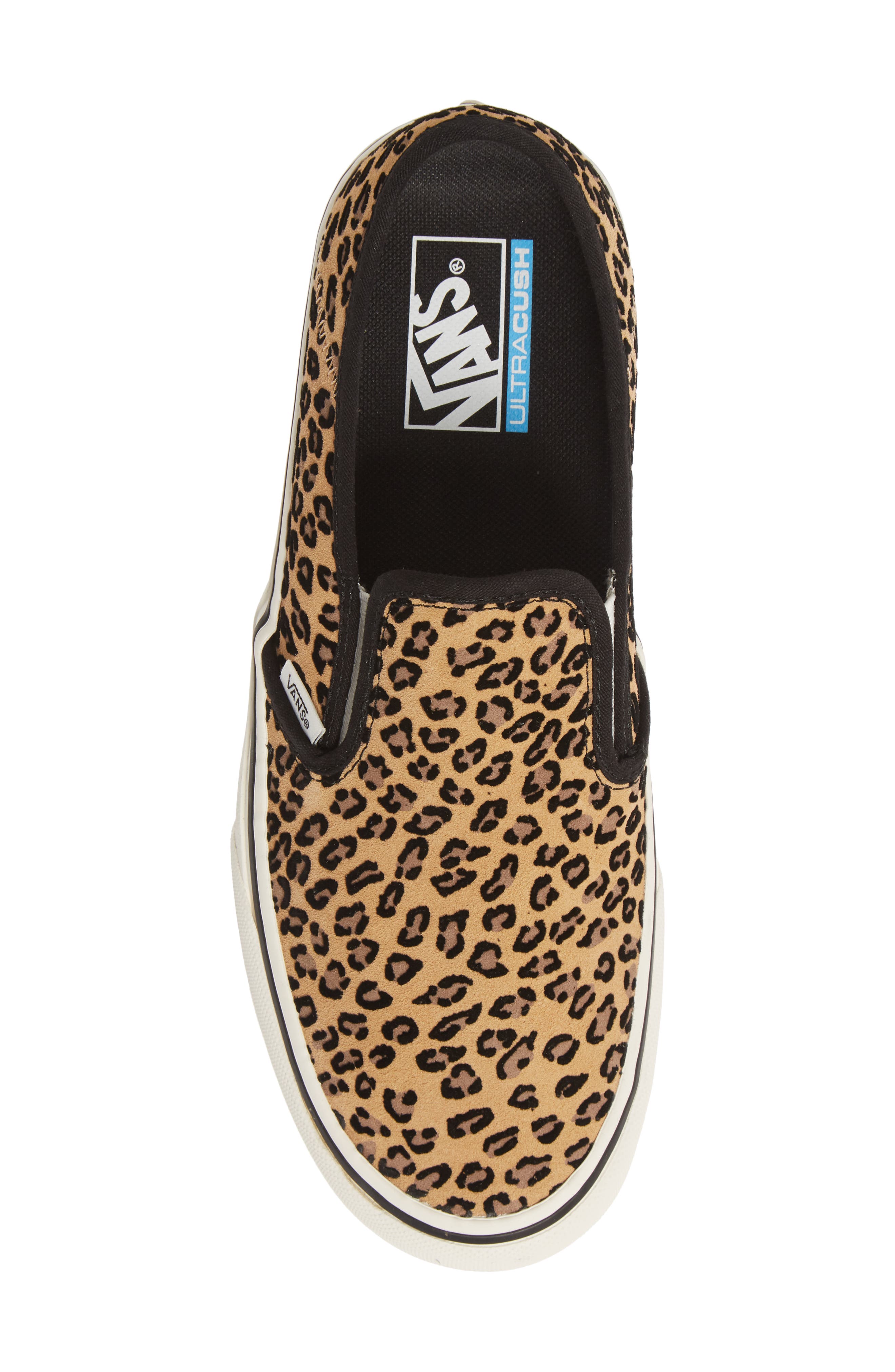 Vans Leopard Print Slip-On Convertible Sneaker, Alternate, color, 