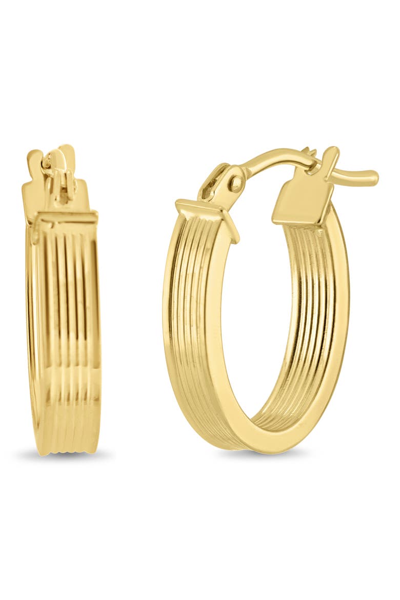 14k Gold Huggie Earrings, Main, color, 14KY