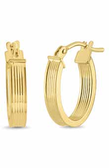 14k Gold Huggie Earrings